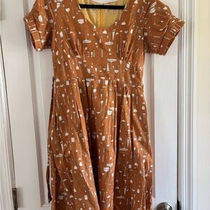 Byrony and Co./ Palava Freda Hardware Store Brown in a size US 8/ UK 12